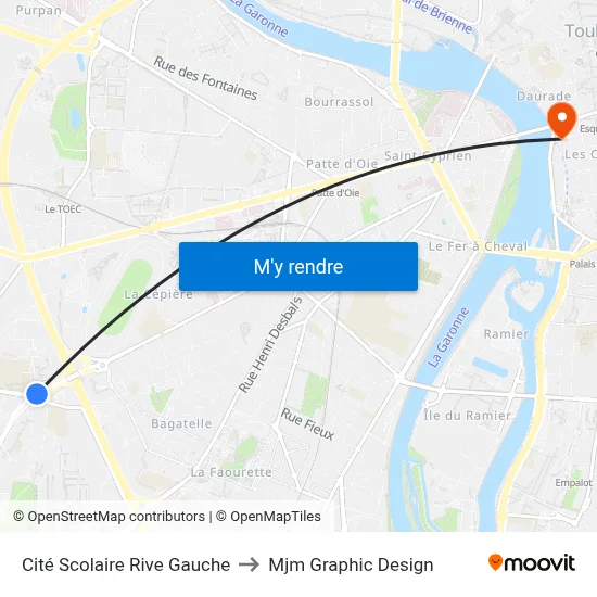 Cité Scolaire Rive Gauche to Mjm Graphic Design map