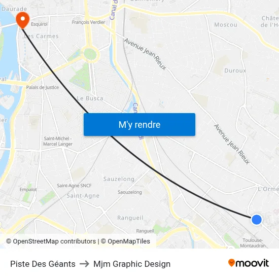 Piste Des Géants to Mjm Graphic Design map