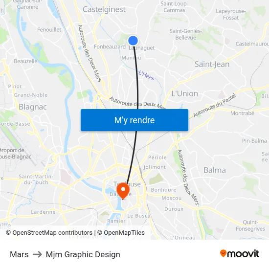 Mars to Mjm Graphic Design map