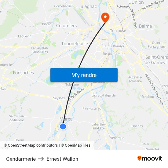 Gendarmerie to Ernest Wallon map