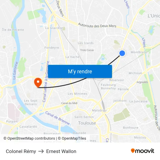 Colonel Rémy to Ernest Wallon map
