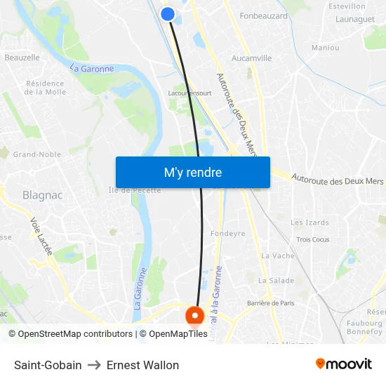 Saint-Gobain to Ernest Wallon map