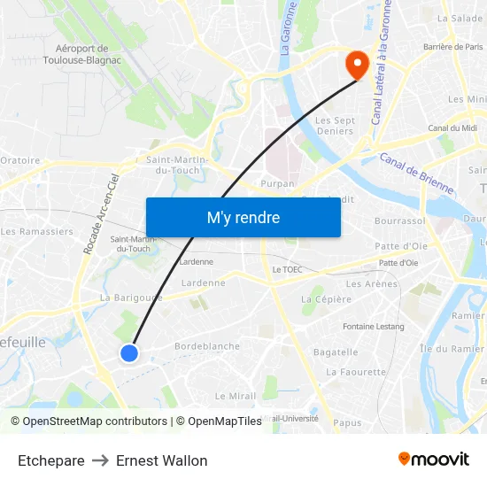 Etchepare to Ernest Wallon map