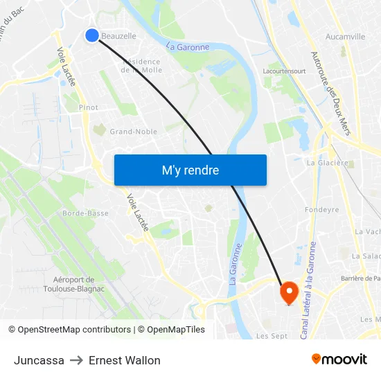 Juncassa to Ernest Wallon map