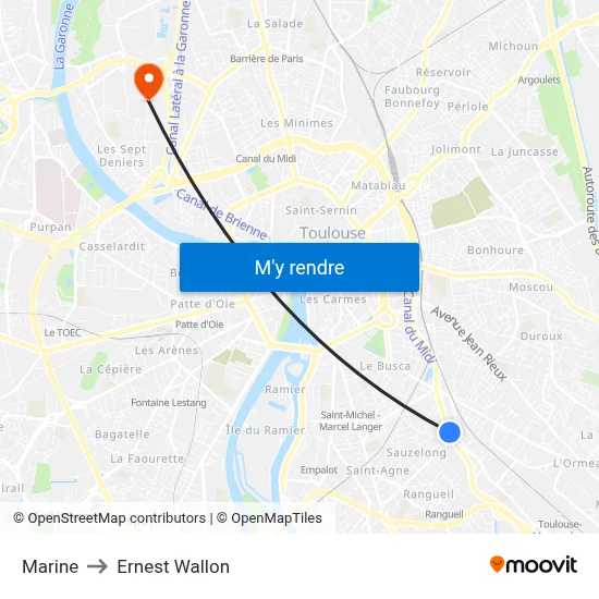 Marine to Ernest Wallon map