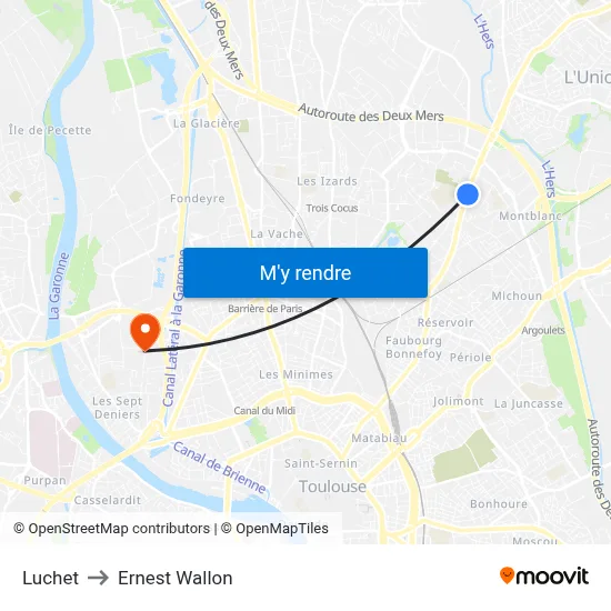 Luchet to Ernest Wallon map