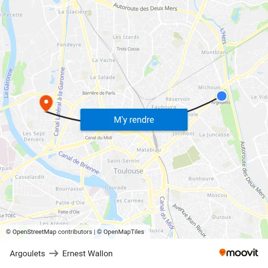Argoulets to Ernest Wallon map
