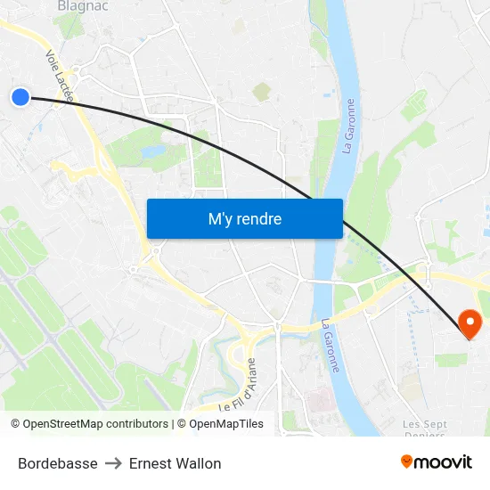 Bordebasse to Ernest Wallon map