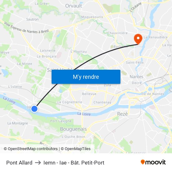 Pont Allard to Iemn - Iae - Bât. Petit-Port map