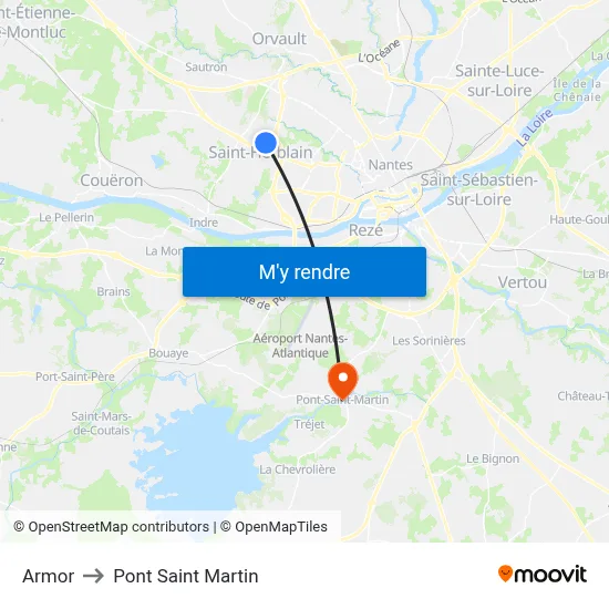 Armor to Pont Saint Martin map