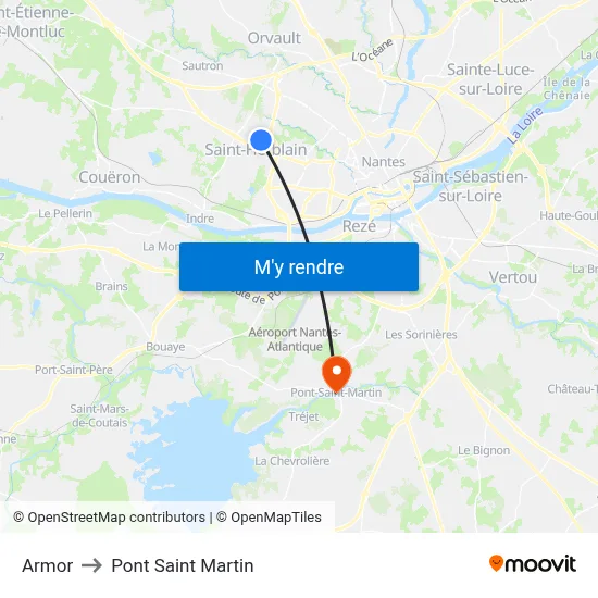 Armor to Pont Saint Martin map