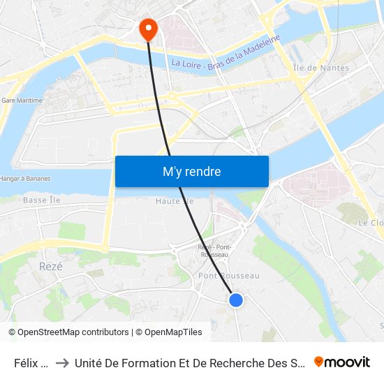 Félix Tableau to Unité De Formation Et De Recherche Des Sciences Pharmaceutiques Et Biologiques map