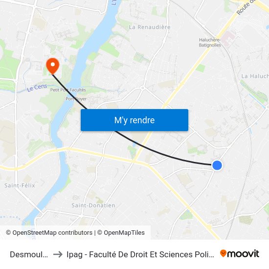 Desmoulins to Ipag - Faculté De Droit Et Sciences Politiques map