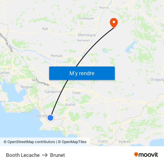 Booth Lecache to Brunet map