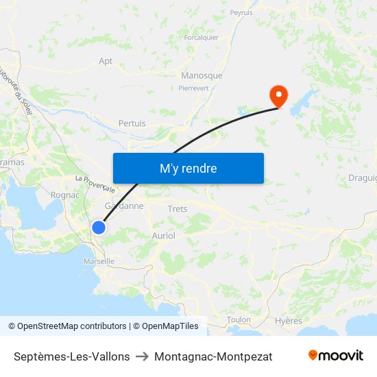Septèmes-Les-Vallons to Septèmes-Les-Vallons map