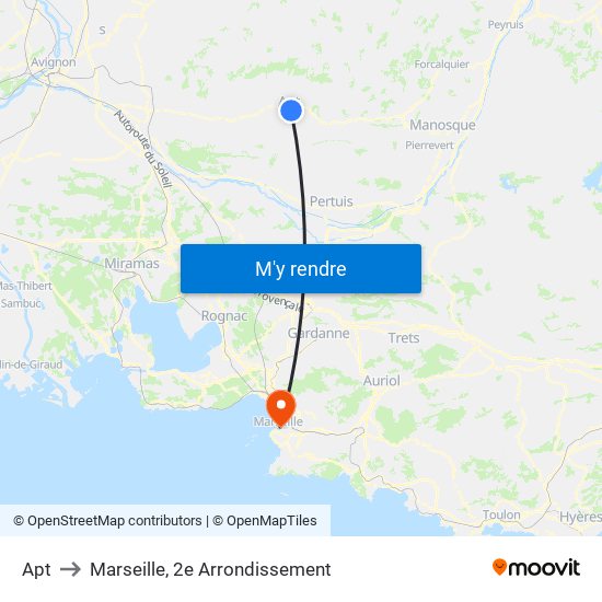 Apt to Marseille, 2e Arrondissement map