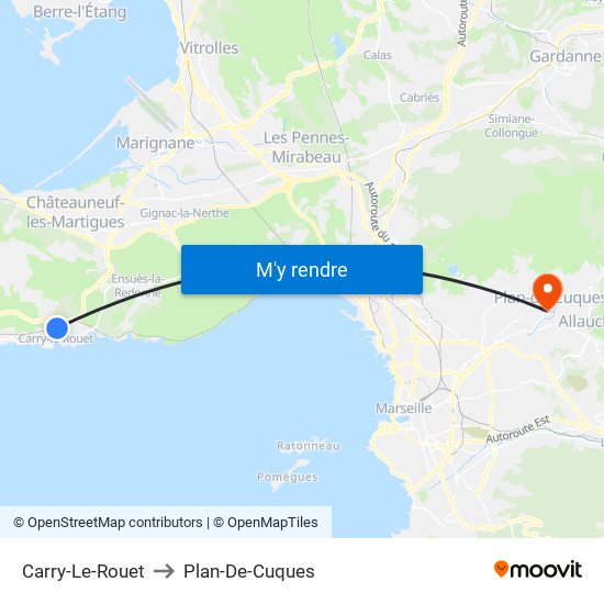 Carry-Le-Rouet to Plan-De-Cuques map