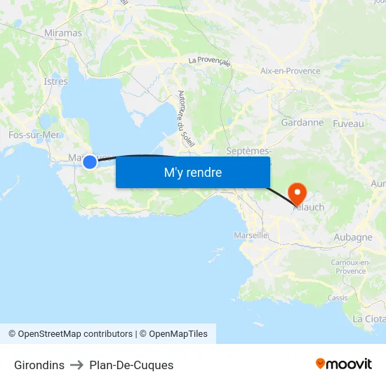 Girondins to Plan-De-Cuques map