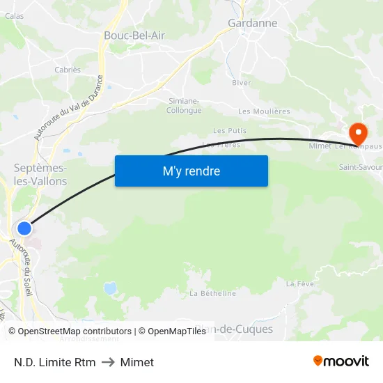 N.D. Limite Rtm to Mimet map