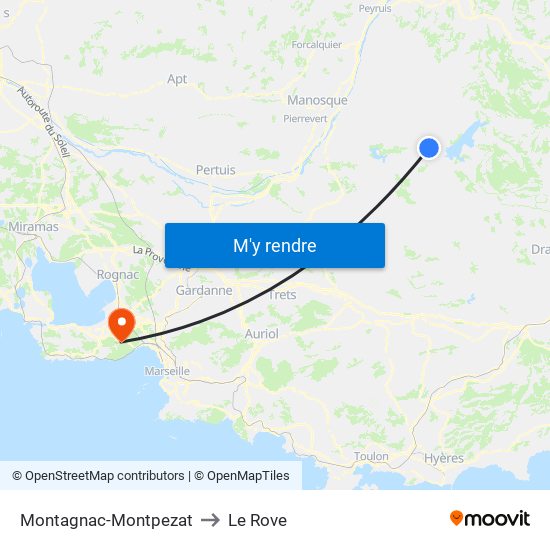 Montagnac-Montpezat to Le Rove map