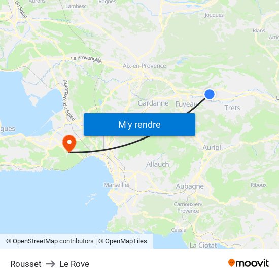 Rousset to Le Rove map