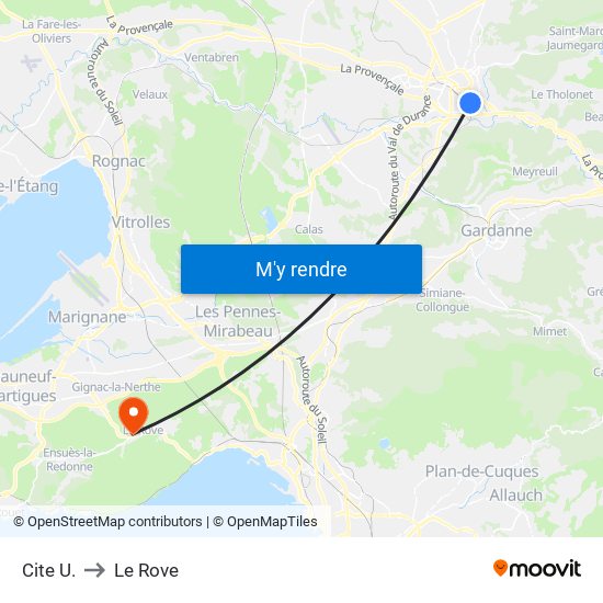 Cite  U. to Le Rove map