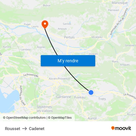 Rousset to Cadenet map