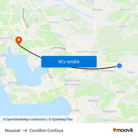Rousset to Cornillon-Confoux map