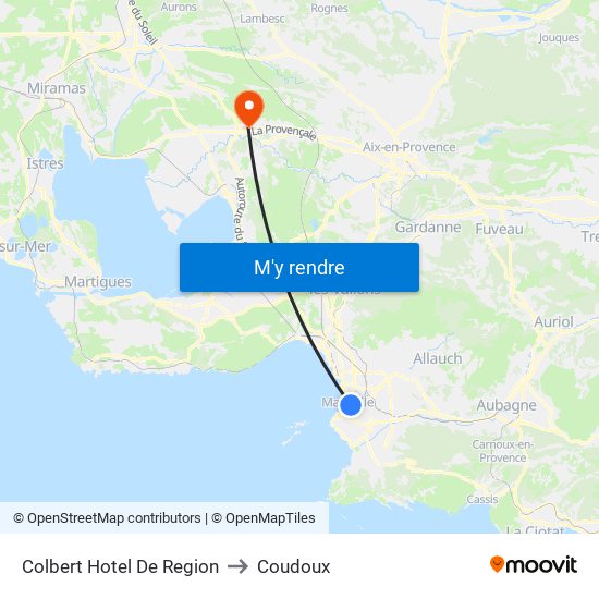 Colbert Hotel De Region to Coudoux map