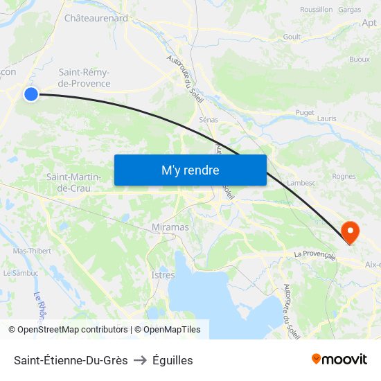 Saint-Étienne-Du-Grès to Saint-Étienne-Du-Grès map