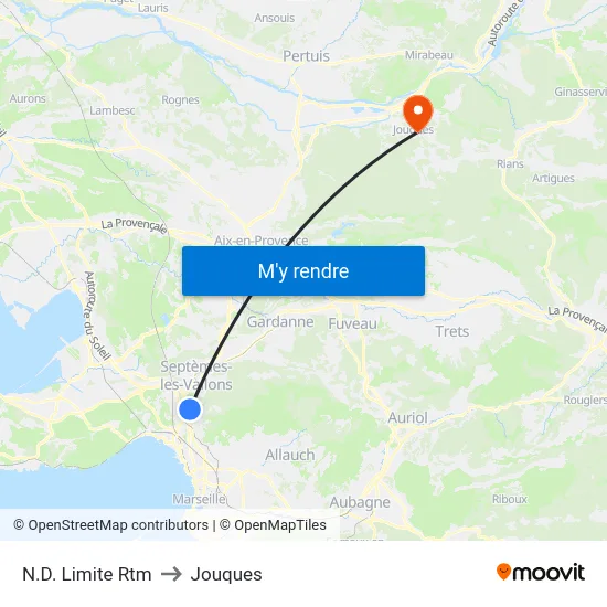 N.D. Limite Rtm to Jouques map