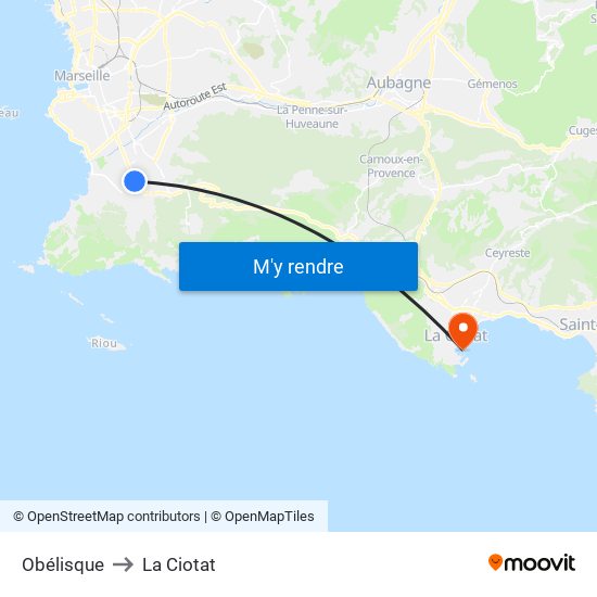 Obélisque to La Ciotat map