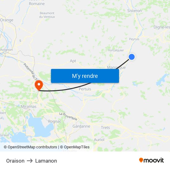 Oraison to Lamanon map