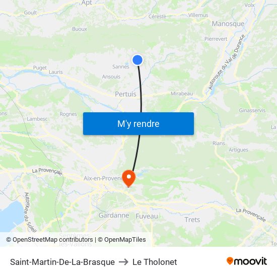 Saint-Martin-De-La-Brasque to Saint-Martin-De-La-Brasque map