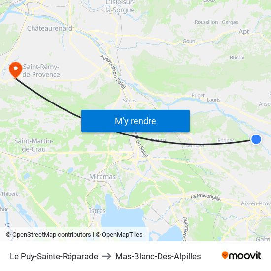 Le Puy-Sainte-Réparade to Le Puy-Sainte-Réparade map