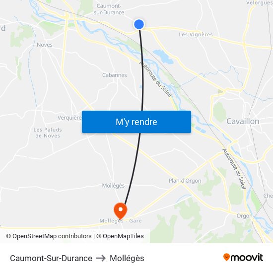 Caumont-Sur-Durance to Caumont-Sur-Durance map