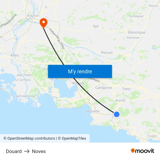 Douard to Noves map