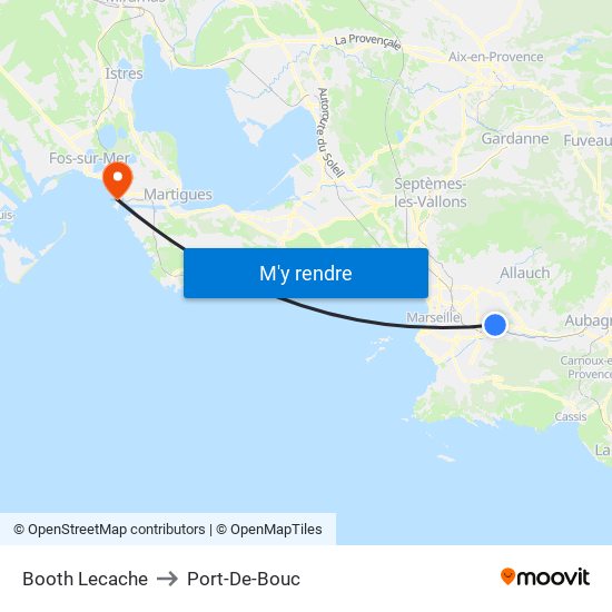 Booth Lecache to Port-De-Bouc map