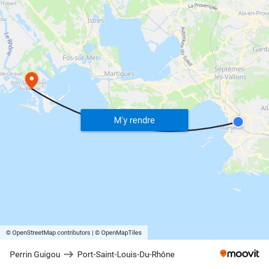 Perrin Guigou to Port-Saint-Louis-Du-Rhône map
