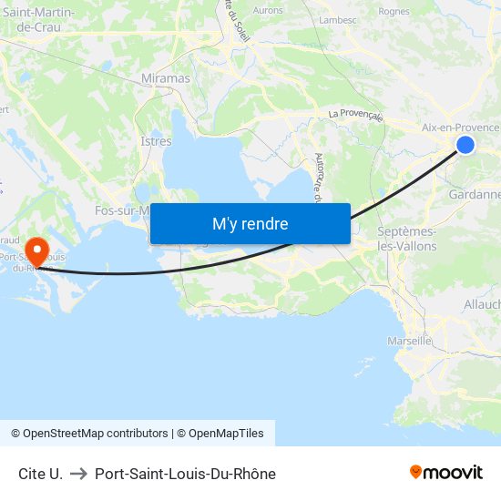 Cite  U. to Port-Saint-Louis-Du-Rhône map