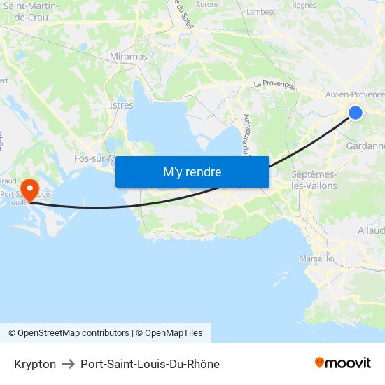 Krypton to Port-Saint-Louis-Du-Rhône map