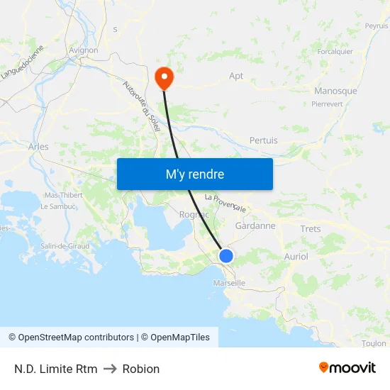 N.D. Limite Rtm to Robion map