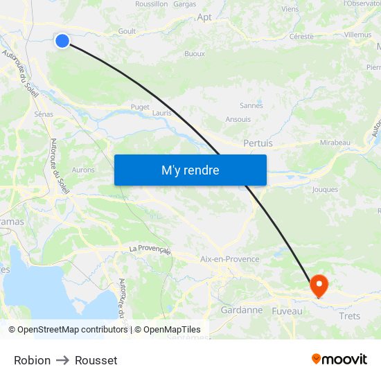 Robion to Rousset map
