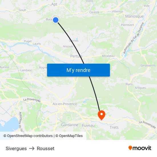 Sivergues to Rousset map