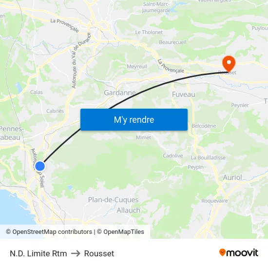 N.D. Limite Rtm to Rousset map