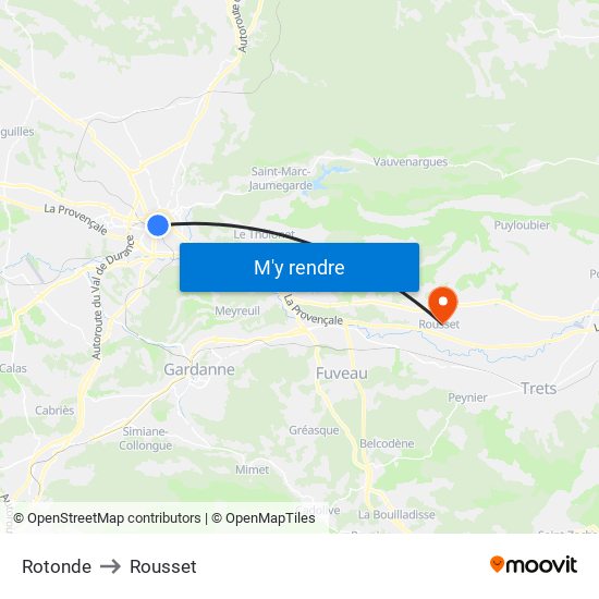 Rotonde to Rousset map