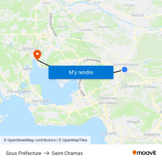 Sous Préfecture to Saint-Chamas map
