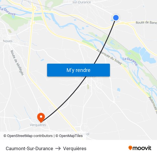 Caumont-Sur-Durance to Caumont-Sur-Durance map