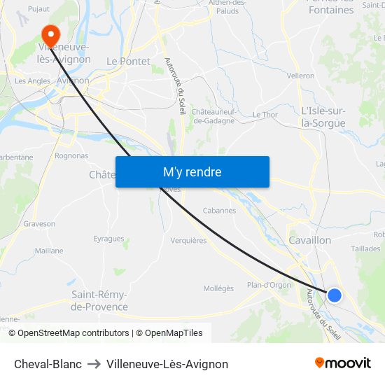 Cheval-Blanc to Cheval-Blanc map