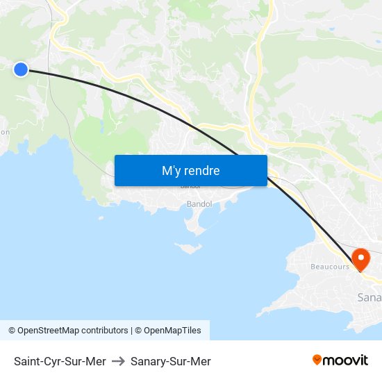 Saint-Cyr-Sur-Mer to Saint-Cyr-Sur-Mer map